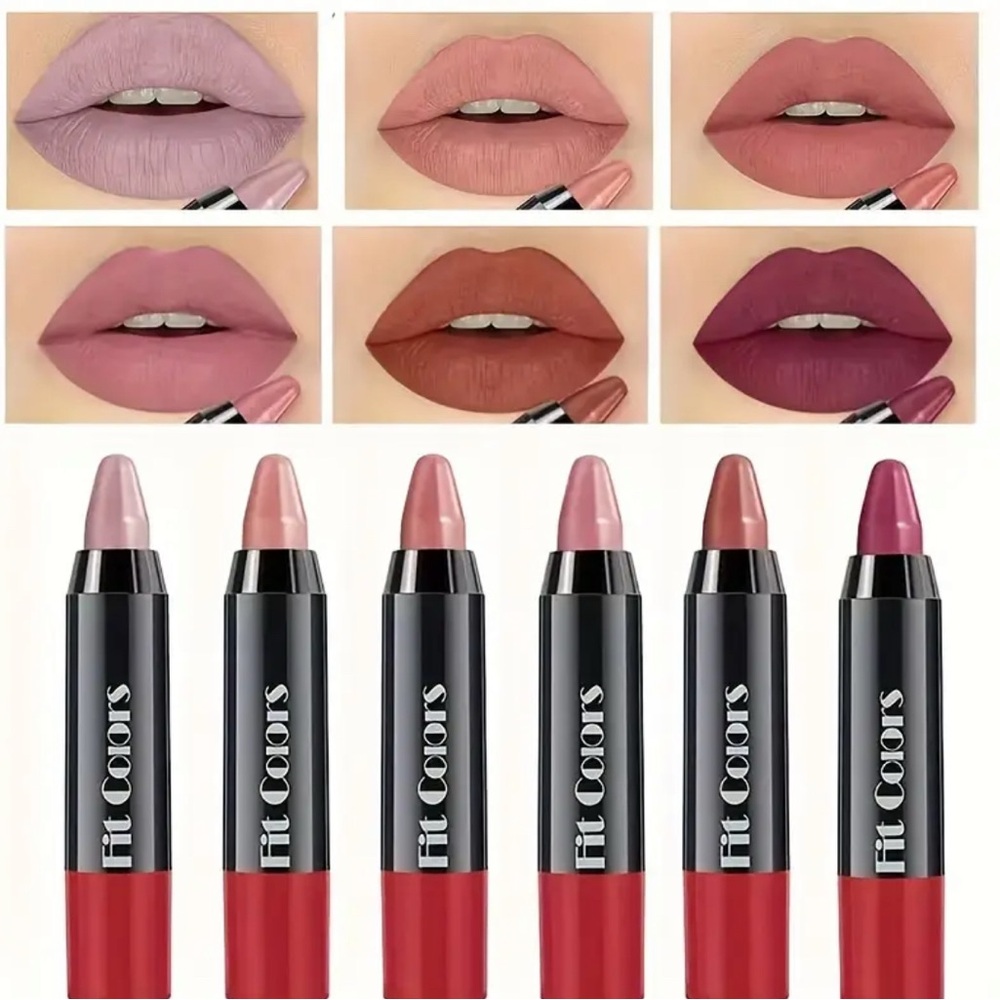 Matte Lipstick Set - Red, Pink, Brown Shades - Picture 4 of 13